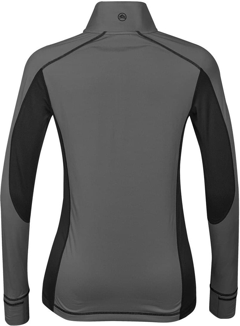 Stormtech Pl-4w Women’s Phoenix Lightweight 1/4 Zip - Granite Black - Ladies Xs