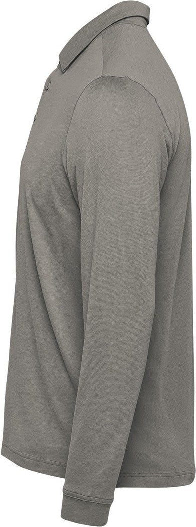 Stormtech Plx-1m Men’s Nevada L/s Micro Pique Polo - Granite