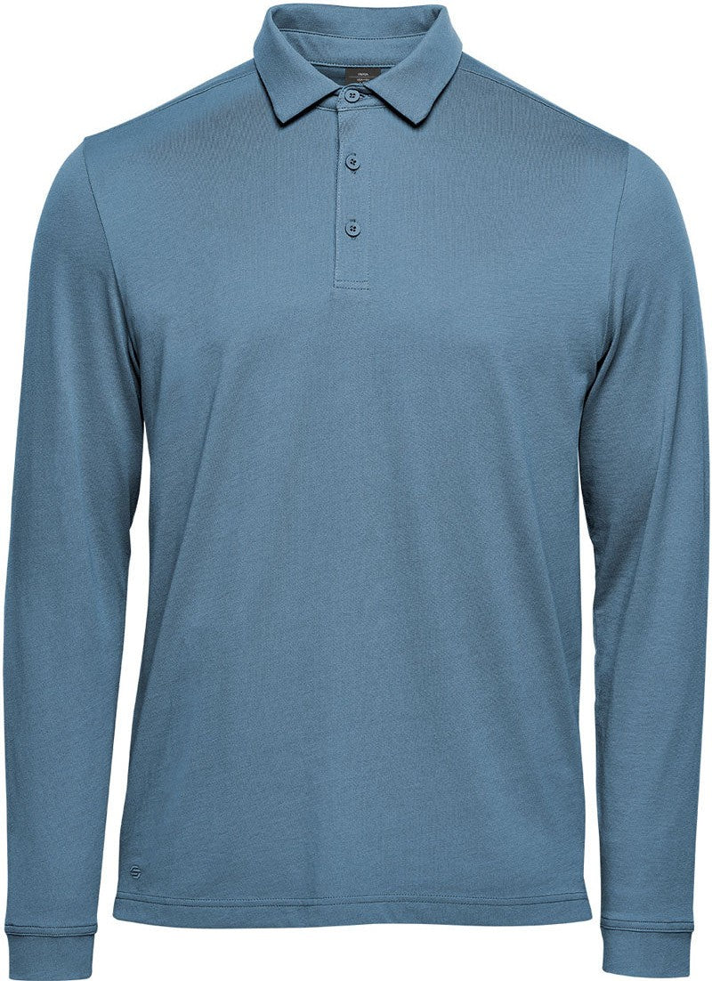 Stormtech Plx-1m Men’s Nevada L/s Micro Pique Polo - Retro Blue - Adult s
