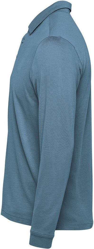 Stormtech Plx-1m Men’s Nevada L/s Micro Pique Polo - Retro Blue