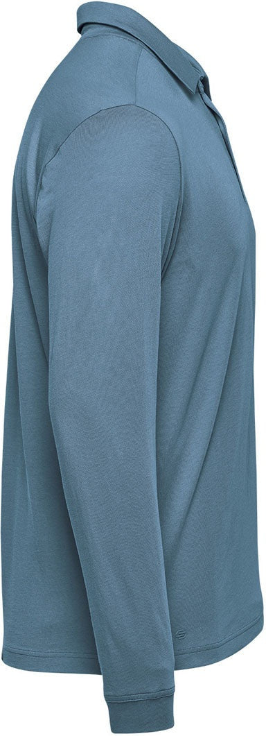 Stormtech Plx-1m Men’s Nevada L/s Micro Pique Polo - Retro Blue