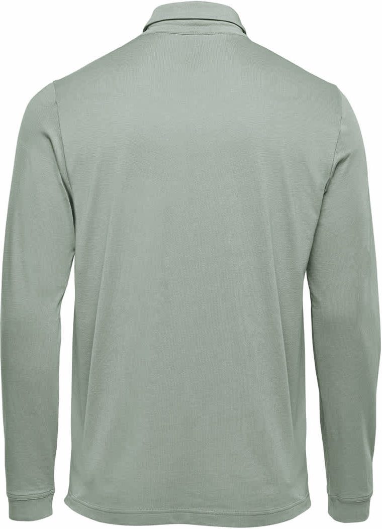 Stormtech Plx-1m Men’s Nevada L/s Micro Pique Polo - Storm Gray