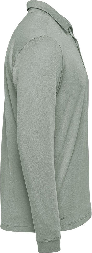 Stormtech Plx-1m Men’s Nevada L/s Micro Pique Polo - Storm Gray