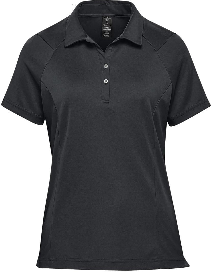 Stormtech Pmt-1w Women’s Milano Sports Polo - Black - Ladies Xs