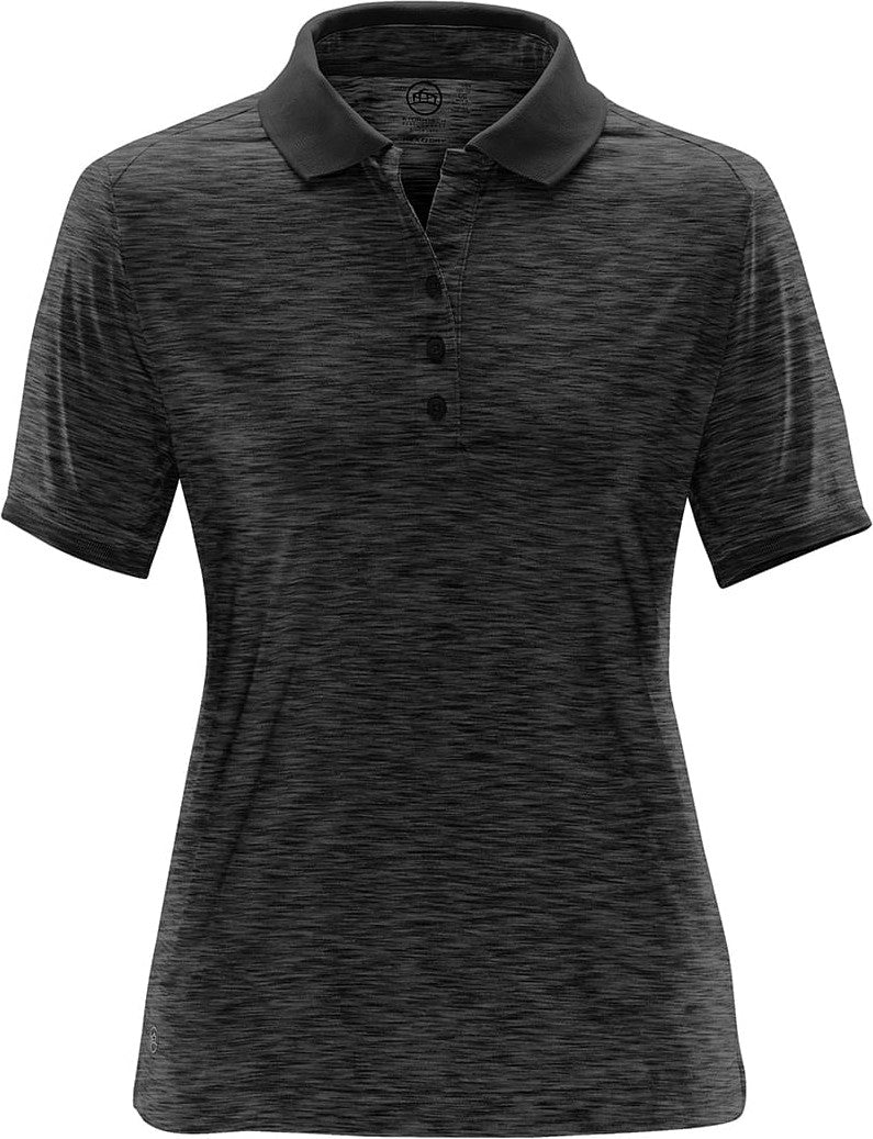 Stormtech Pr-1w Women’s Thresher Performance Polo - Carbon Heather - Ladies Xs