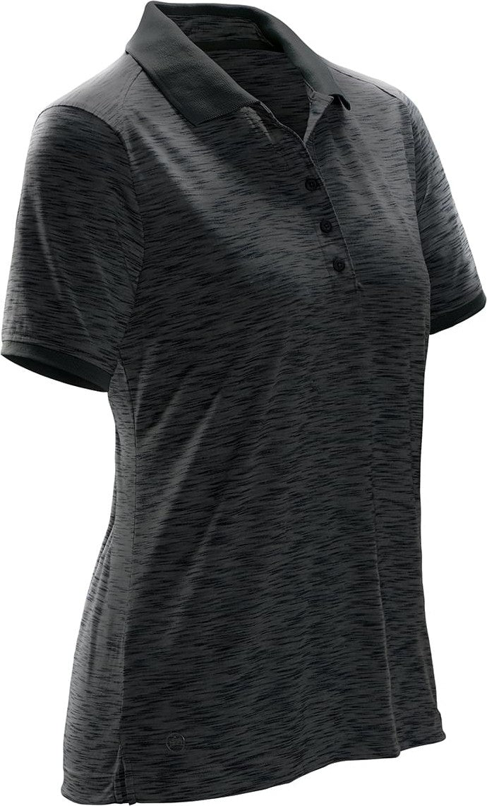Stormtech Pr-1w Women’s Thresher Performance Polo - Carbon Heather