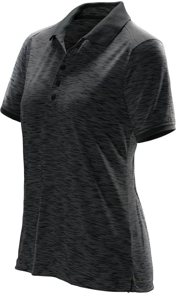 Stormtech Pr-1w Women’s Thresher Performance Polo - Carbon Heather