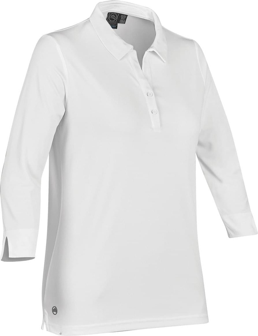 Stormtech Psl-2w Women’s Long Sleeve Aurora Polo - White
