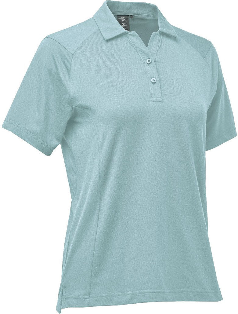 Stormtech Psx-3w Women’s Oasis S/s Polo - Ice Blue