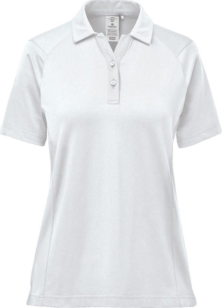 Stormtech Psx-3w Women’s Oasis S/s Polo - White - Ladies Xs