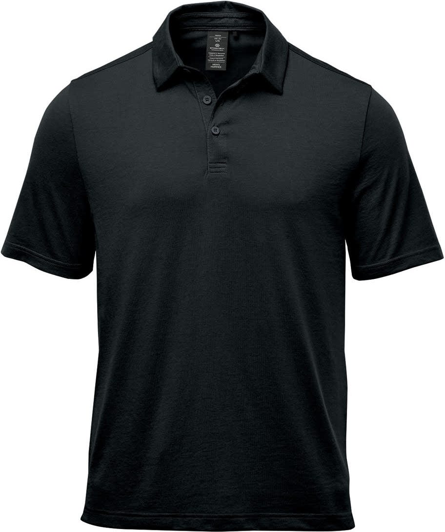 Stormtech Psx-4m Men’s Settebello S/s Polo - Black - Adult s