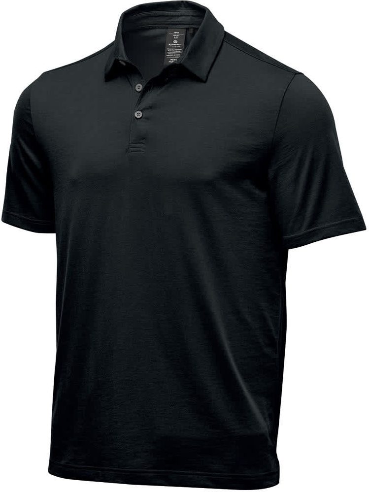 Stormtech Psx-4m Men’s Settebello S/s Polo - Black