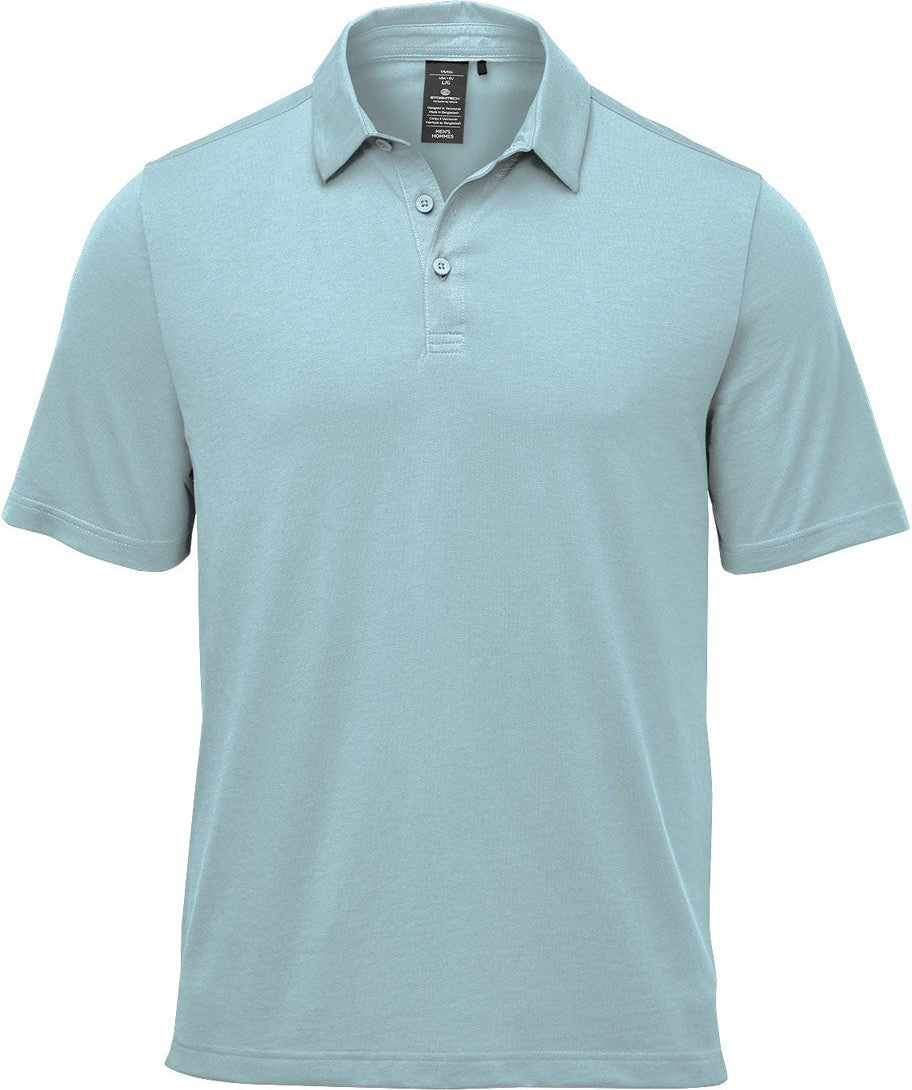 Stormtech Psx-4m Men’s Settebello S/s Polo - Ice Blue - Adult s