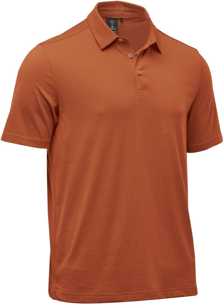 Stormtech Psx-4m Men’s Settebello S/s Polo - Rust