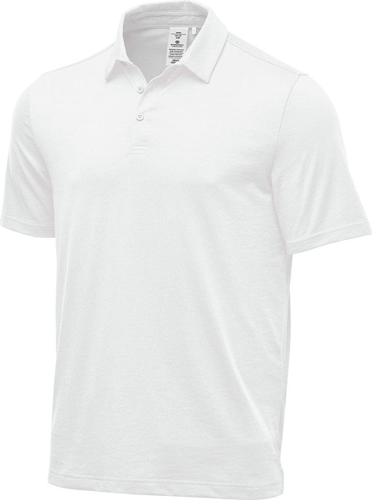 Stormtech Psx-4m Men’s Settebello S/s Polo - White