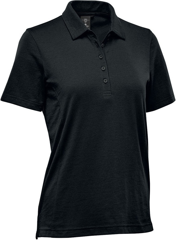 Stormtech Psx-4w Women’s Settebello S/s Polo - Black