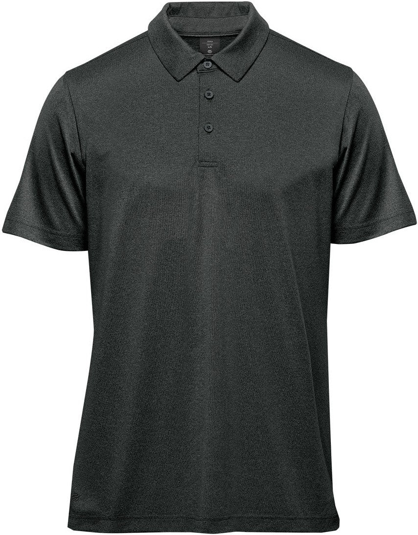 Stormtech Psx-5m Men’s Volante H2x-dry S/s Polo - Charcoal Heather - Adult s