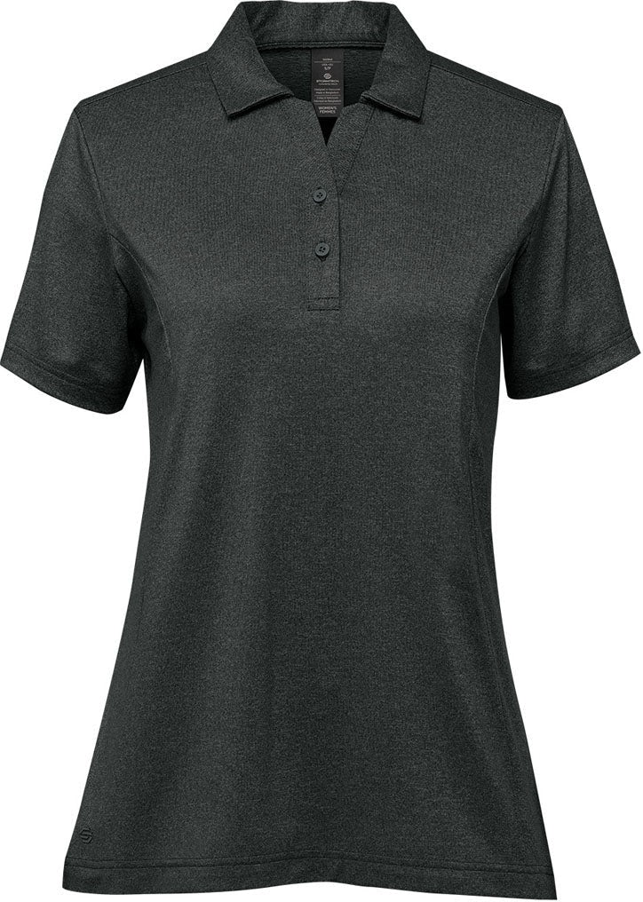 Stormtech Psx-5w Women’s Volante H2x-dry S/s Polo - Charcoal Heather - Ladies Xs