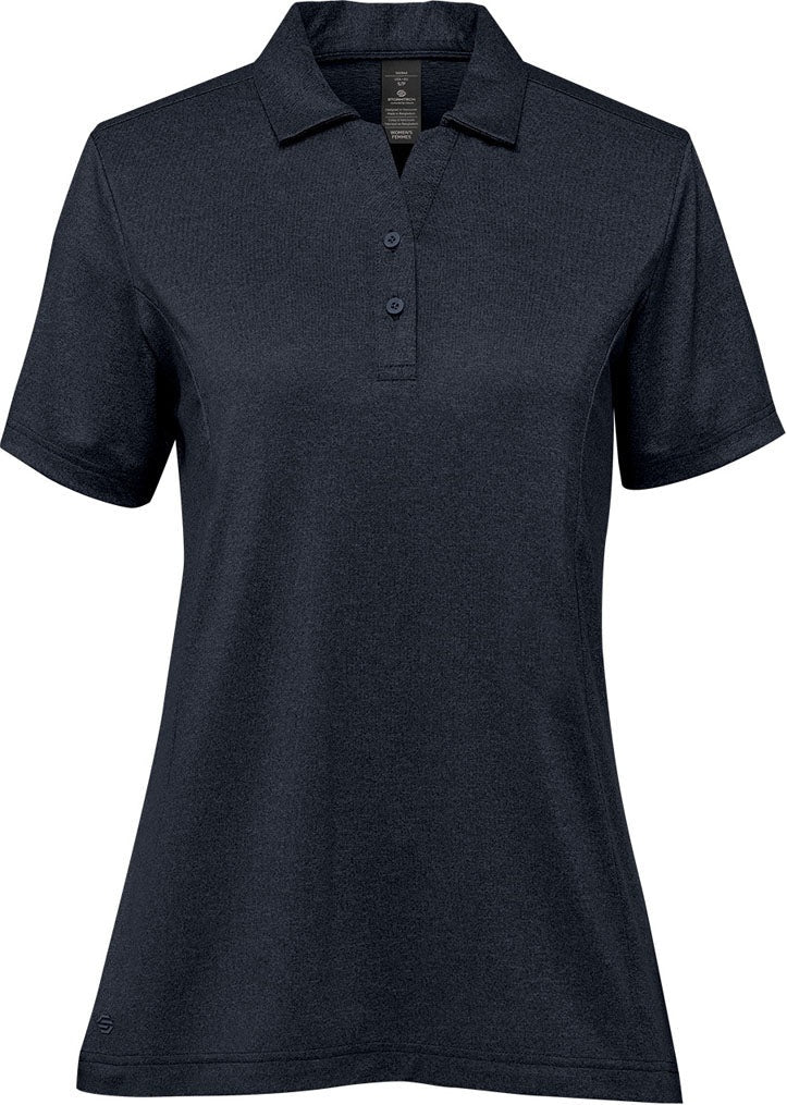 Stormtech Psx-5w Women’s Volante H2x-dry S/s Polo - Midnight Heather - Ladies Xs