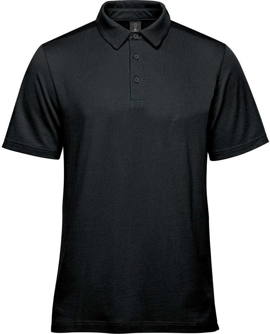 Stormtech Psx-6m Men’s Nevada S/s Micro Pique Polo - Black - Adult s
