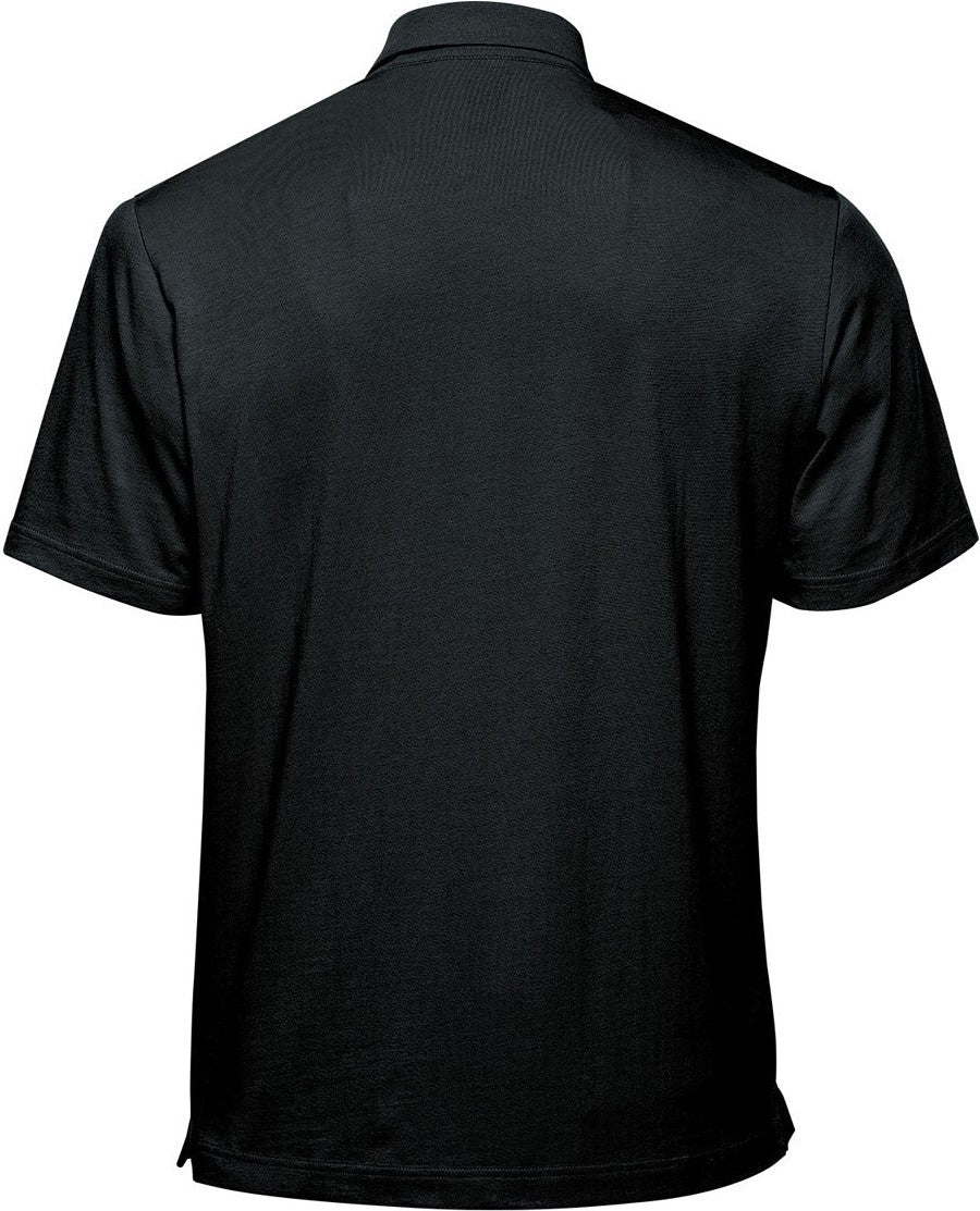 Stormtech Psx-6m Men’s Nevada S/s Micro Pique Polo - Black