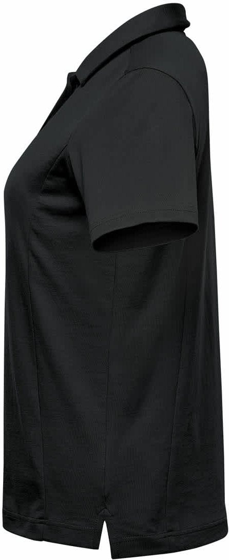 Stormtech Psx-6w Women’s Nevada S/s Micro Pique Polo - Black