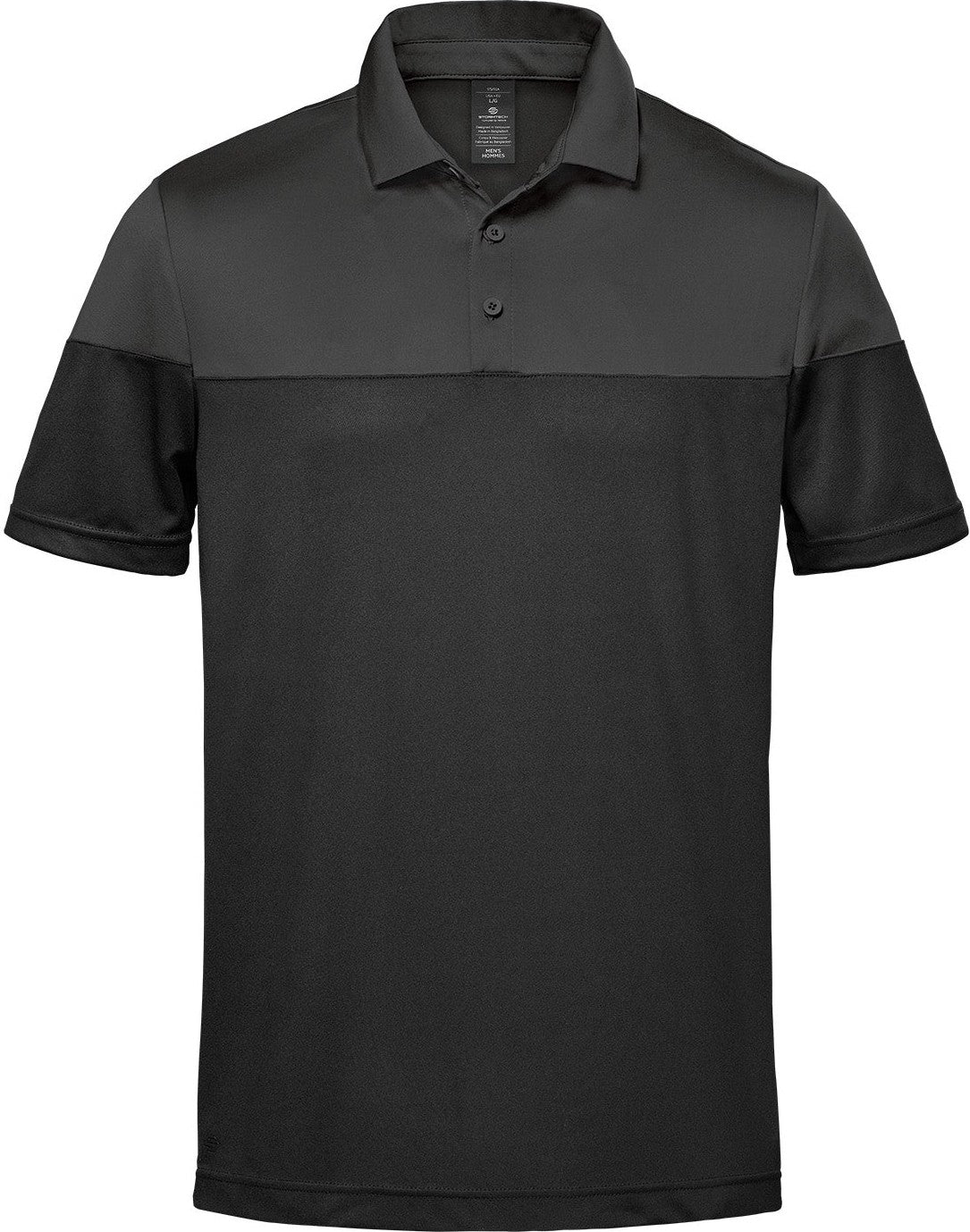 Stormtech Psx-9m Men’s Monterey Two-tone S/s Polo - Granite Black - Adult s