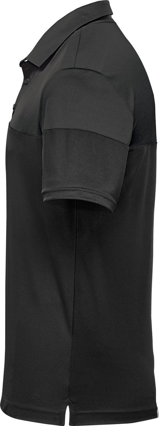 Stormtech Psx-9m Men’s Monterey Two-tone S/s Polo - Granite Black