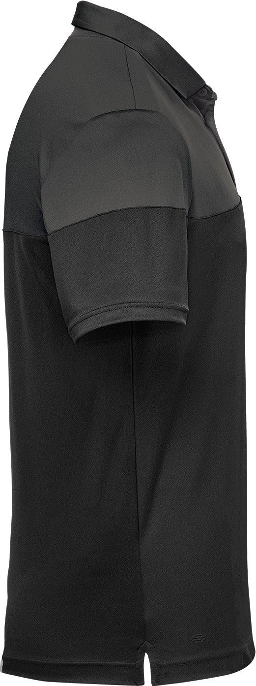 Stormtech Psx-9m Men’s Monterey Two-tone S/s Polo - Granite Black