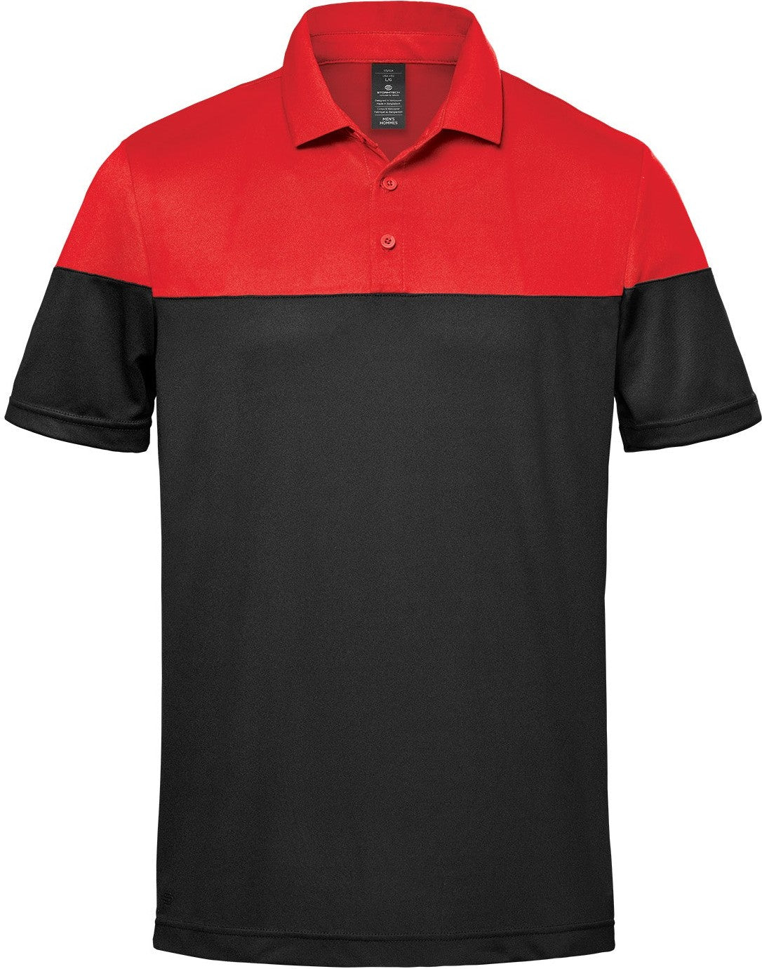 Stormtech Psx-9m Men’s Monterey Two-tone S/s Polo - Red - Black - Adult s