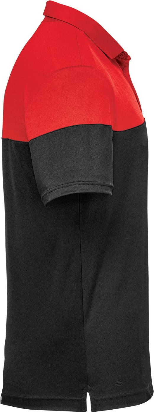 Stormtech Psx-9m Men’s Monterey Two-tone S/s Polo - Red - Black