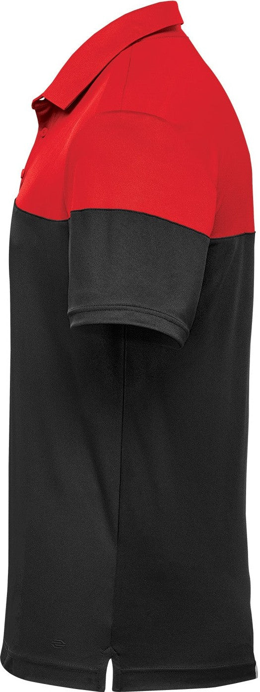Stormtech Psx-9m Men’s Monterey Two-tone S/s Polo - Red - Black
