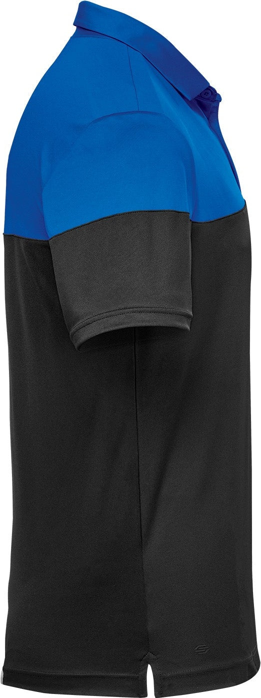 Stormtech Psx-9m Men’s Monterey Two-tone S/s Polo - Royal Blue - Black