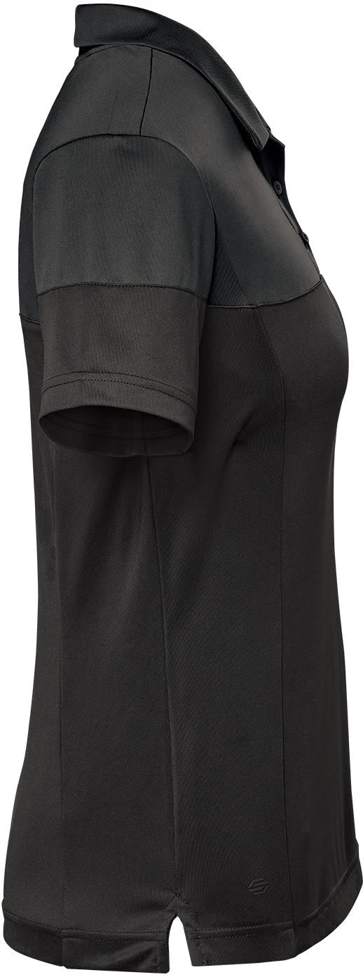 Stormtech Psx-9w Women’s Monterey Two-tone S/s Polo - Granite Black