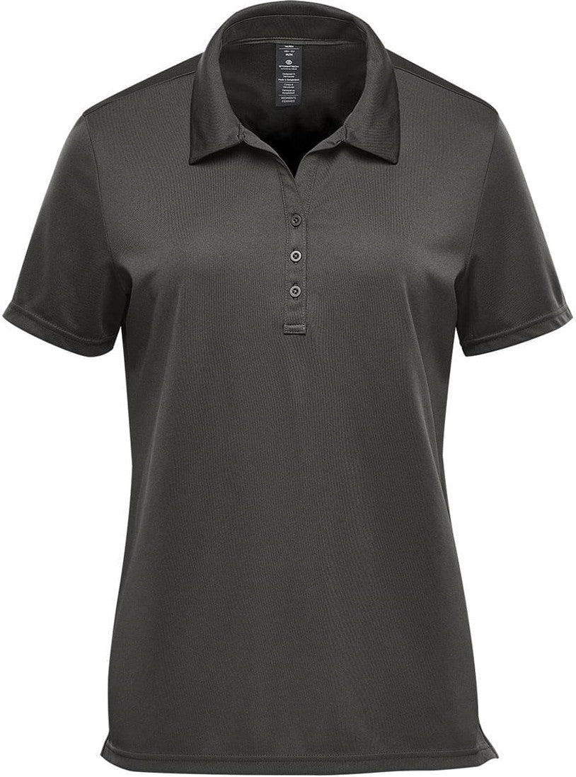 Stormtech Pts-1w Women’s Treeline Performance Short Sleeve Polo - Graphite - Ladies Xs