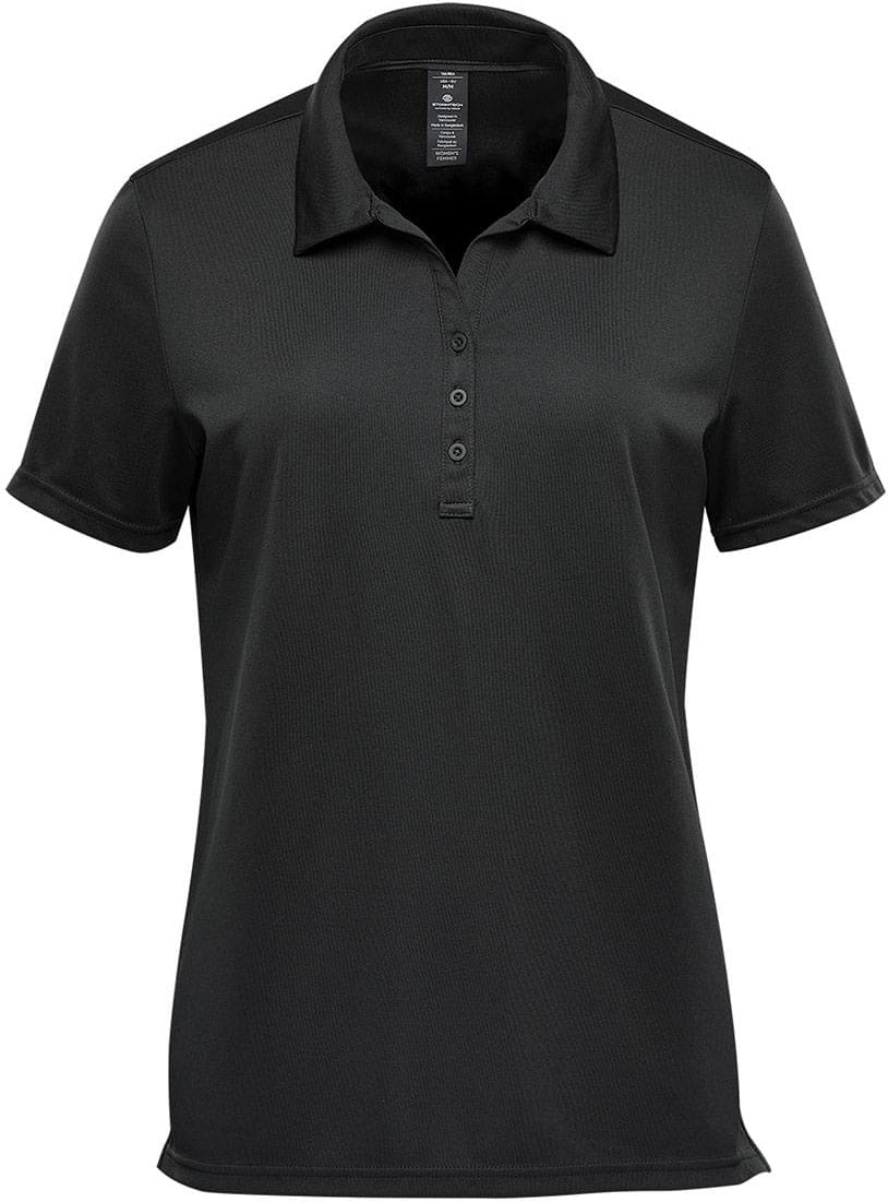 Stormtech Pts-1w Women’s Treeline Performance Short Sleeve Polo - Black - Ladies Xs