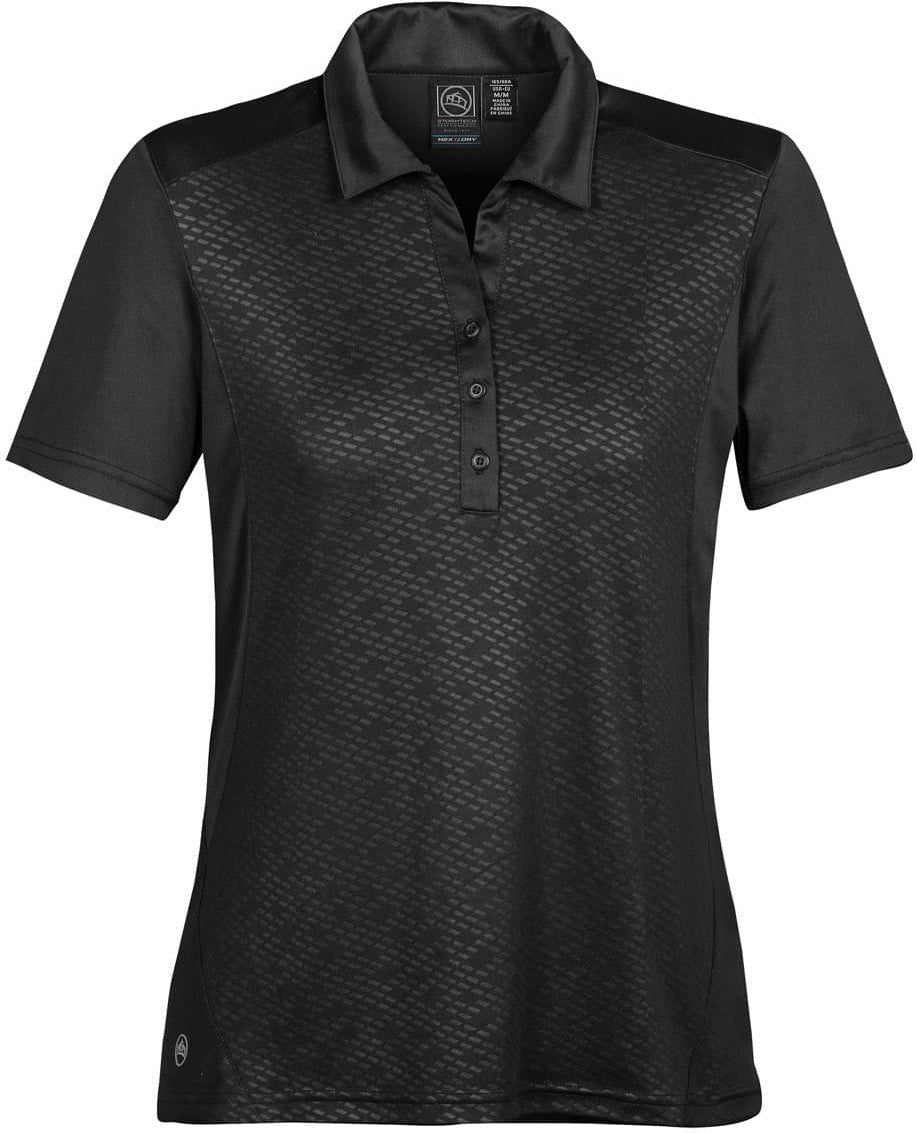 Stormtech Pzt-1w Women’s Cosmic Polo - Black - Ladies Xs