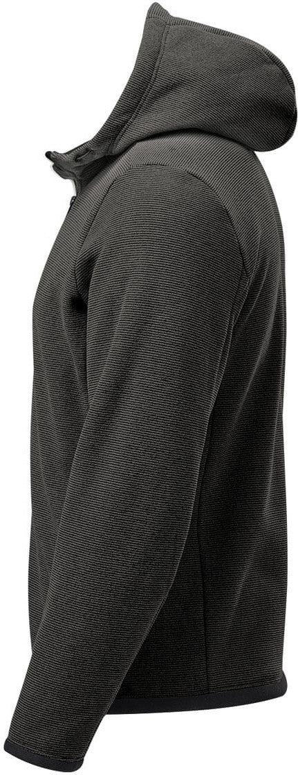 Stormtech Qmx-1 Men’s Medusa Fleece Hoody - Charcoal Stripe