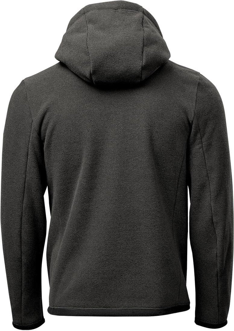Stormtech Qmx-1 Men’s Medusa Fleece Hoody - Charcoal Stripe