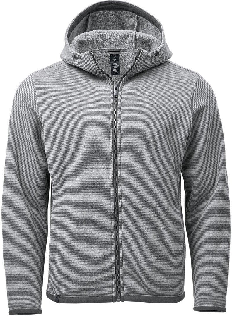 Stormtech Qmx-1 Men’s Medusa Fleece Hoody - Zinc Stripe - Adult s