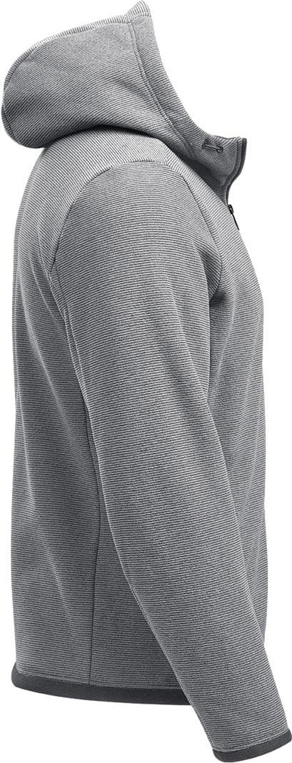 Stormtech Qmx-1 Men’s Medusa Fleece Hoody - Zinc Stripe