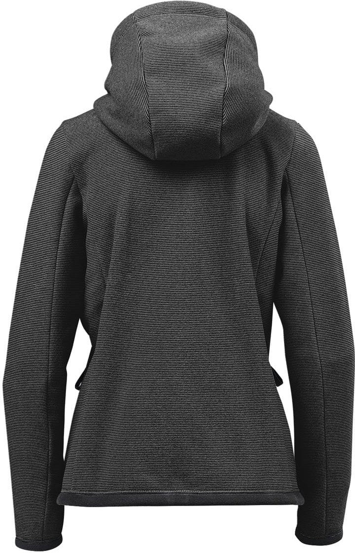 Stormtech Qmx-1w Women’s Medusa Fleece Hoody - Charcoal Stripe