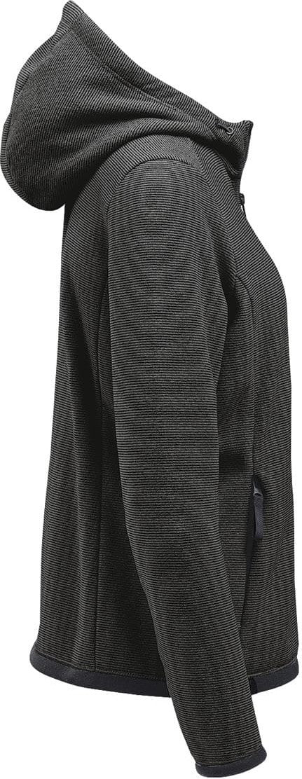 Stormtech Qmx-1w Women’s Medusa Fleece Hoody - Charcoal Stripe