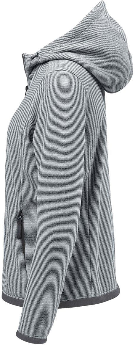 Stormtech Qmx-1w Women’s Medusa Fleece Hoody - Zinc Stripe
