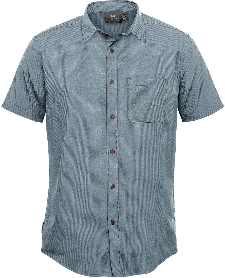 Stormtech Qrt-1 Men’s Azores Quick Dry Shirt - Retro Blue - Adult s
