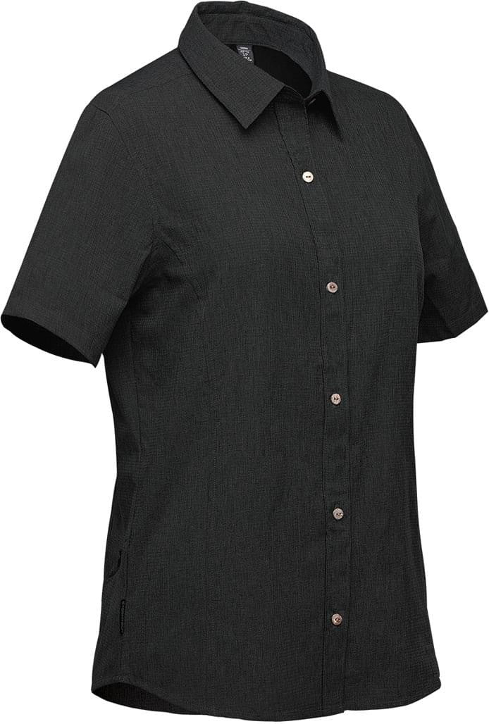 Stormtech Qrt-1w Women’s Azores Quick Dry Shirt - Black