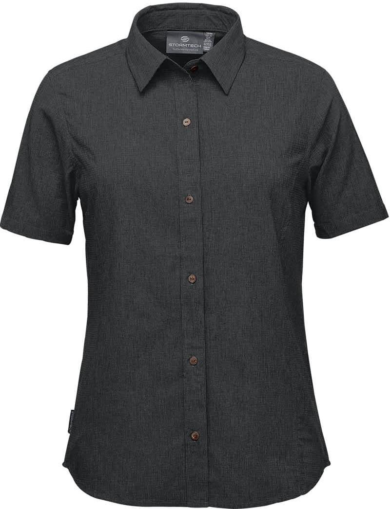 Stormtech Qrt-1w Women’s Azores Quick Dry Shirt - Black - Ladies Xs
