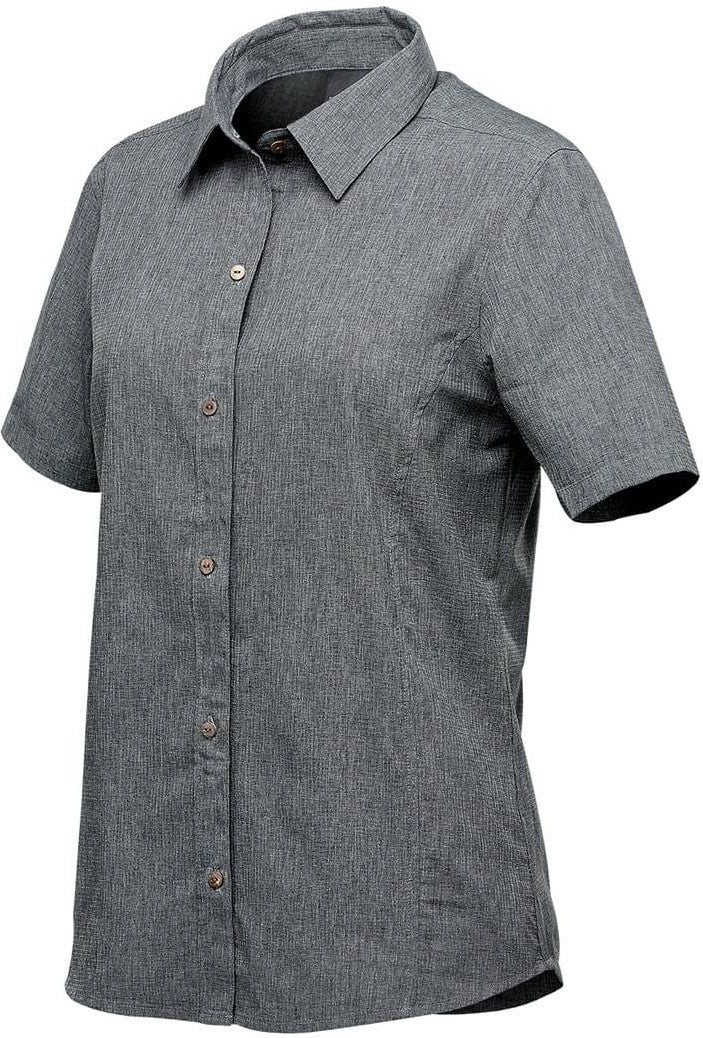 Stormtech Qrt-1w Women’s Azores Quick Dry Shirt - Heather Gray