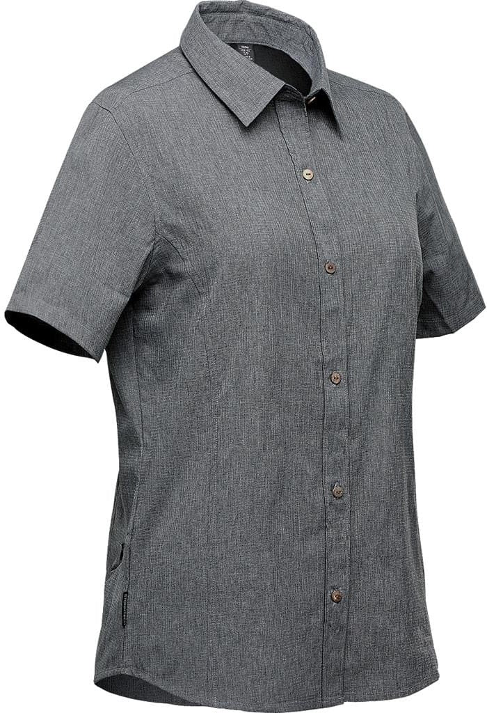 Stormtech Qrt-1w Women’s Azores Quick Dry Shirt - Heather Gray