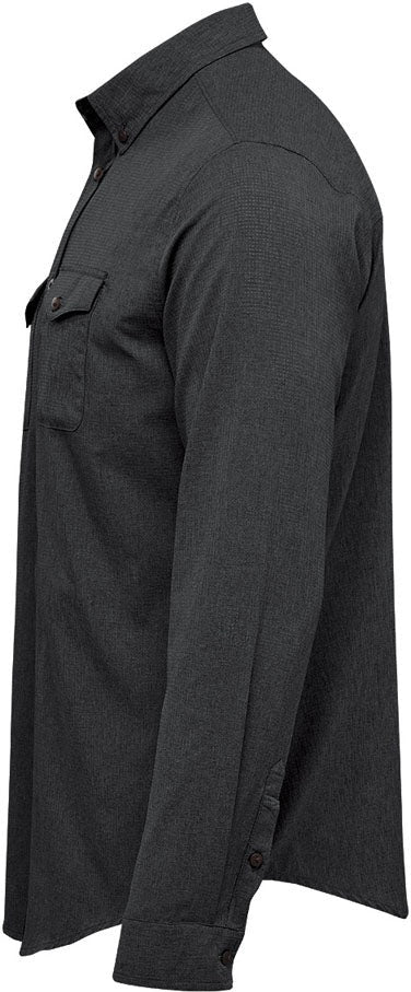 Stormtech Qrt-2 Men’s Azores Quick Dry L/s Shirt - Black